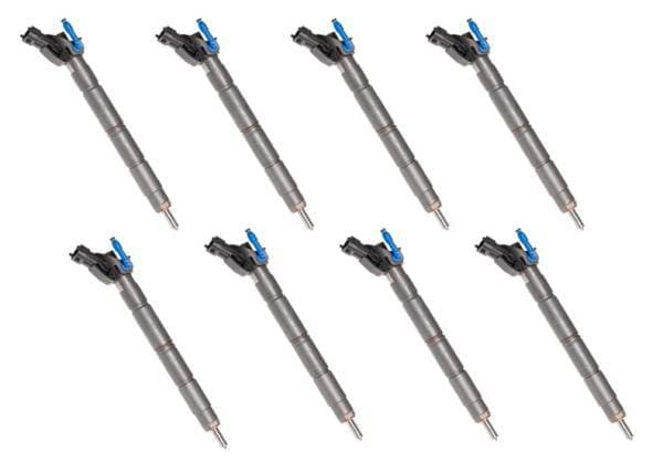 2011-2014 6.7L Powerstroke Fuel Injectors – Bosch ® OEM New - Set of 8