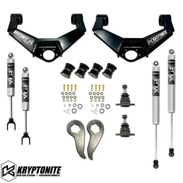 KRYPTONITE STAGE 3 LEVELING KIT WITH FOX SHOCKS GM HD 2020-2025