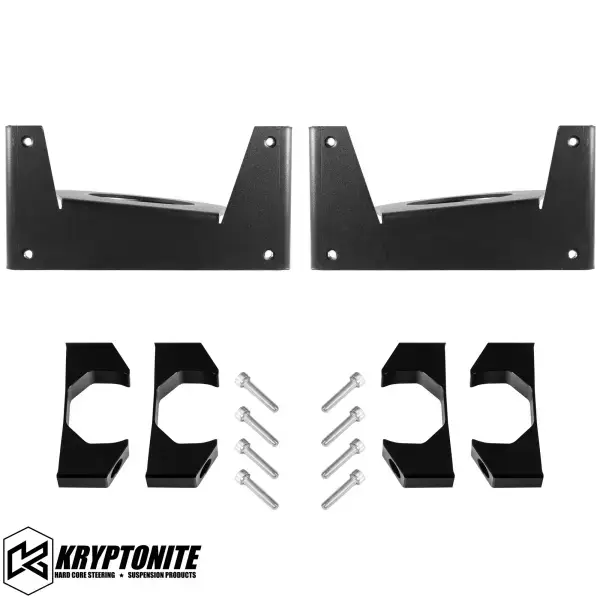 KRYPTONITE DEATH GRIP FRONT SHOCK RESERVOIR MOUNT KIT 2005+ SUPER DUTY - 50mm Resi
