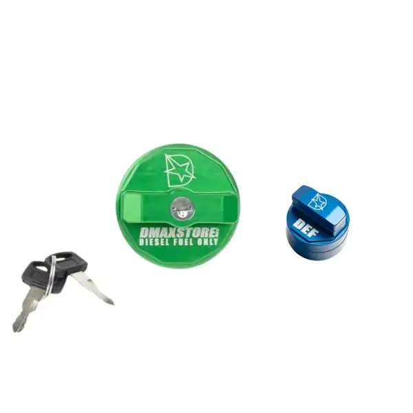 DmaxStore Billet Locking Fuel & DEF Cap Bundle - 2020-2024 L5P