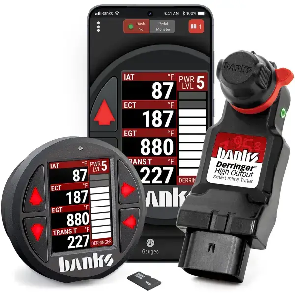 Banks Power Derringer High Output - w/ iDash Data Pro (Data Logging) - 2020-2022 6.6L L5P Duramax