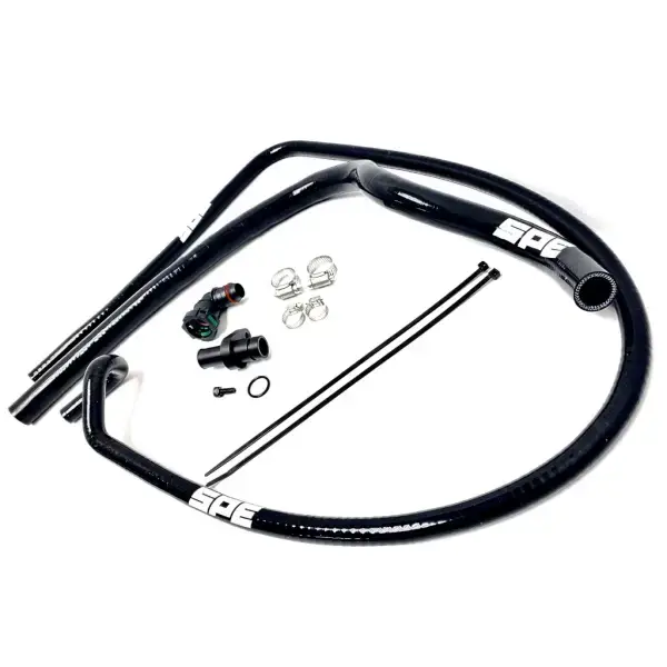 SPE Motorsport 2011-2026 6.7L Powerstroke Coolant Hose Reroute Kit - SPE-S100163