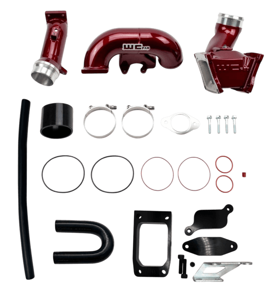 WCFAB x UnderDog Diesel 2006-2010 LBZ/LMM Duramax High Flow 3" Y-Bridge Kit - WCF100163-UDD